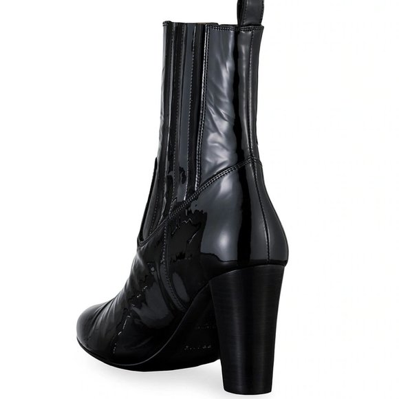 Frame Le Romy Patent Leather Ankle Boots | Size 39 / 8.5 - Picture 2 of 4